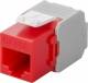 Goobay 90689 CAT 6a KeyStone RJ45 Jack, unshielded, 500MHz -