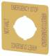 Moeller 121373 EATON M22 XYK11 EMERGENCY STOP sign, 
