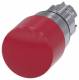 Siemens 3SU10501GB200AA0 emergency stop mushroom, pushbutton 22mm round red 30mm Drehent.