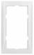 Berker 13098989 frame with cutout polar white, glossy