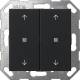 GIRA 5174005 KNX Taster Wippe 2f Pfeile System 55 Schwarz m
