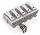 WAGO 294-4215 power connection terminal with PE latching contact L3-L2-L1-PE-N 5p white