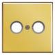 Jung GO2990TV Abdeckung 2Loch für Antennen-Steckdose LS goldfarben