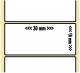 OEM-Factory Labels - Thermal 30 x 16mm, perm, K25.