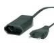Bachmann Kabel, Verlängerung, Dose(Euro,CEE7/16)->Stecker(Euro,CEE7/16), 2m, schwarz
