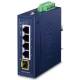 PLANET Industrial 4-Port GE Switch + Port 100/1000X SFP