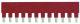 Harting Han ES Press plug-in bridge 1x12 red lengthwise 16A pack of 5 09330009840