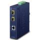 PLANET IP30 10/100/1000T to 2-Port 100/1000X SFP Gbit Conv.