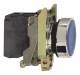 Schneider Electric XB4BA61 Schneider Drucktaster 1S flach blau Metall D22mm