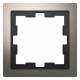 Merten MEG4010-6550 D-Life Metall Rahmen 1fach Nickelmetallic