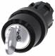 Siemens 3SU10004BL010AA0 Schlüsselschalter RONIS 22mm rund Abzug:O