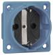Abl Sursum 1661350 ABL SCHUKOClassic thermoplastic built-in socket blue