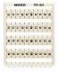 WAGO 793-646 senkrecht R1,S1,T1,U1,V1,W1,X1, Y1 weiß 1=100 WMB-Multibeschriftung