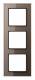Jung AC583GLMO Glasrahmen 3fach Serie A creation mokka