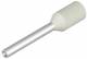 WeidmüllerAderendhülse 0.5 mm white, H0, 5/16DWS with plastic collar