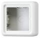 Jung CD581AWW 1-gang surface mounting box with frame, CD 581 A WW alpine white