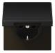 Jung AL1520KLD SCHUKO Steckdose Klappdeckel LS Aluminium dark