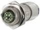 BTR MMF881A315-0001 M12 Buchse X-kodiert IP67 feldkonfektionierbar mit Flansch C6A