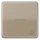 Jung CD590KO5KGB CD 590 GB KO5K rocker gold-bronze, with bell symbol and light guide
