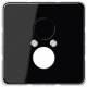 Jung CD562SW Abdeckung Tragring Lautsprecherbuchse schwarz