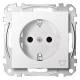 Merten MEG2352-0419 SCHUKO-Steckdose+Kz Waschmaschine BRS StK polarweiß System M