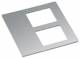 HAGER GBVDM012 Mounting plate for adapter, RJ45 19,3x14,8mm