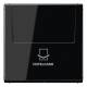Jung LS590CARDSW Hotelcard-Schalter ohne Tasteneinsatz schwarz