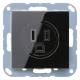 Jung A521-15SW Steckdose 15A 125VAC US-Norm NEMA Serie A schwarz