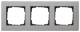 GIRA 0213335 Abdeckrahmen 3f flach GIRA E2 Edelstahl