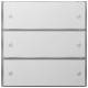 Gira 2033112 KNX Push button sensor 3 comfort 2,033,112, 3f surface switch pure white glossy