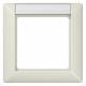Jung AS581NA Rahmen 1fach Schriftfeld Serie AS weiß