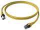 ZVK EasyLan CP1IYCYCY0010 DualBoot Kat.6 Patchkabel Kl.EA geschirmt gelb 1,0m