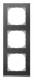 Merten MEG4030-3669 M-Pure Decor-Rahmen 3fach Schiefer/aluminium
