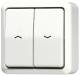 Jung 609VA AP Wippjalousieschalter 1-pole, 609 VA white