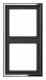 Jung GCR2982 Rahmen 2fach LS/FD-design glanzchrom