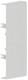 Ggk 12734 end plate 60x170 BR light gray, 