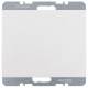 Berker 10457009 blanking 1045 70 09, K.1 polar white with center plate