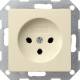 GIRA 047901 Steckdose HNA cremeweiß System 55