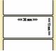 OEM-Factory Labels - PET 36 x 13mm, 3M security, K40, SILB