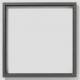 Siedle 200038937-00 combination frame UP KR 611-4/4-0 DG, 431x431x38mm dark gray mica