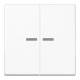 Jung A595KO5WW For rocker switches and push buttons, 5 KO WW A 595 alpine white