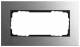 GIRA 1002219 Rahmen 2f ohne MS Edelstahl Esprit