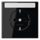 Jung LS1520KINASW SCHUKO Steckdose Schriftfeld schwarz