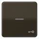 Jung CD590KO5TBR CD 590 KO5T BR rocker symbol door CD590, brown for illuminated pushbutton