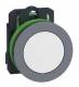 Schneider Electric XB5FA11C0 Schneider Drucktaster, kompl, Kunststoff, tastend, weiss, 30mm