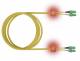 ZVK EasyLan LSD91190010 LWL LED Patchkab Duplex SCD-APC/SCD-APC E09/125 OS2 1,0m