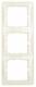Berker 10138982 frame 3-way 1013 89 82, p.1 white glossy