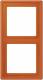 Jung LS982O Rahmen 2fach LS/FD-design orange