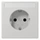 Jung LS1520KINALG SCHUKO Steckdose Schriftfeld lichtgrau