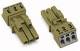 WAGO 890-263/071-000 socket 3-pin coding B, light green
